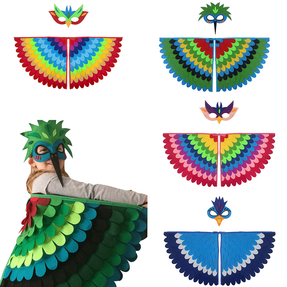 Cosplay Prop Pattern - زي أجنحة بومة لطيف، عباءة من