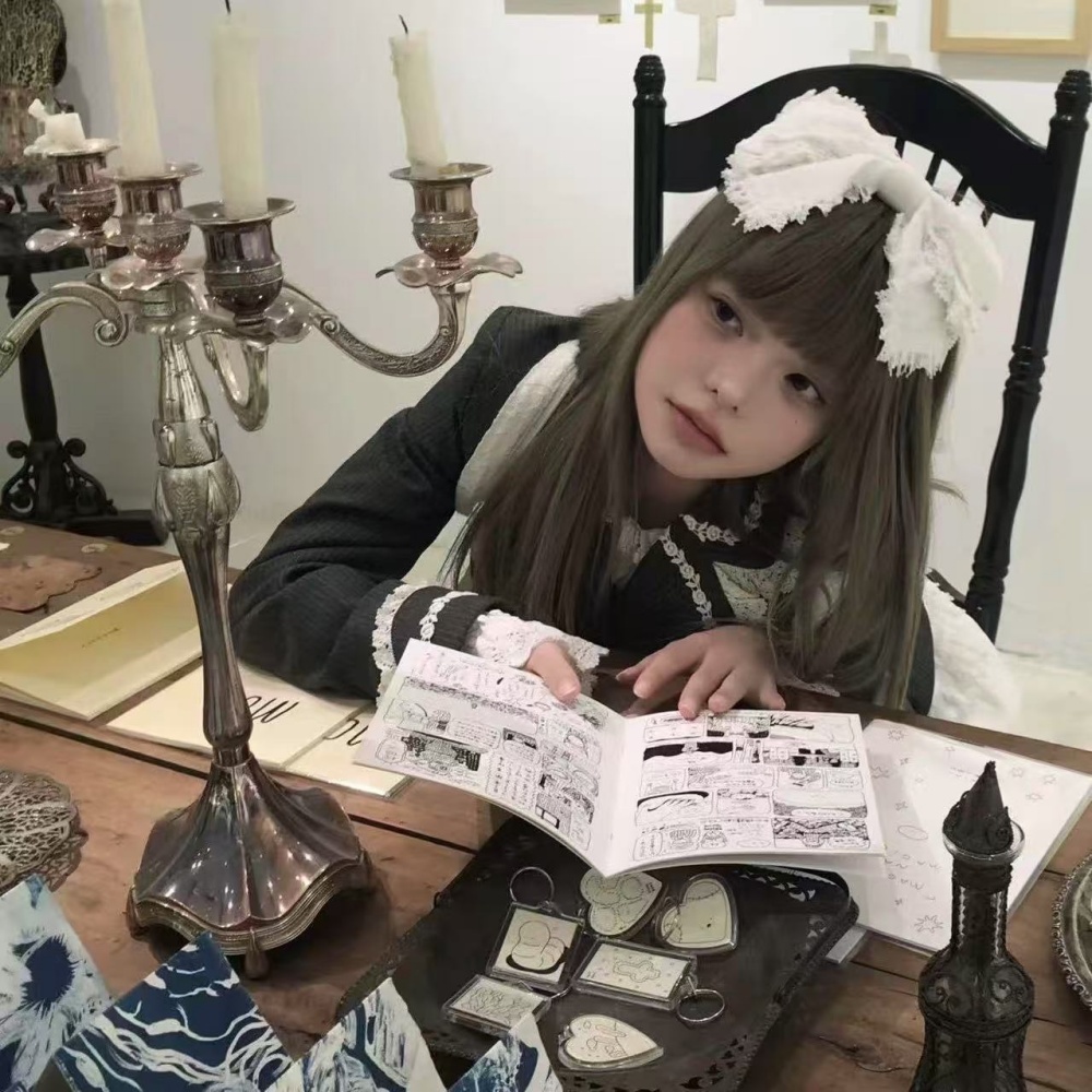 ربطة شعر Y2K لوليتا جميلة من ا - مراجعة Cosplay Prop Bow وسعره