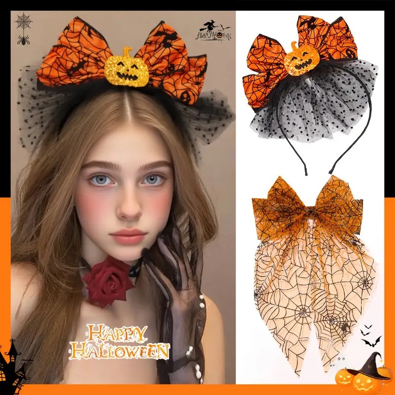 عصابة رأس برتقالية على شكل شبح - مراجعة Cosplay Prop Bow وسعره