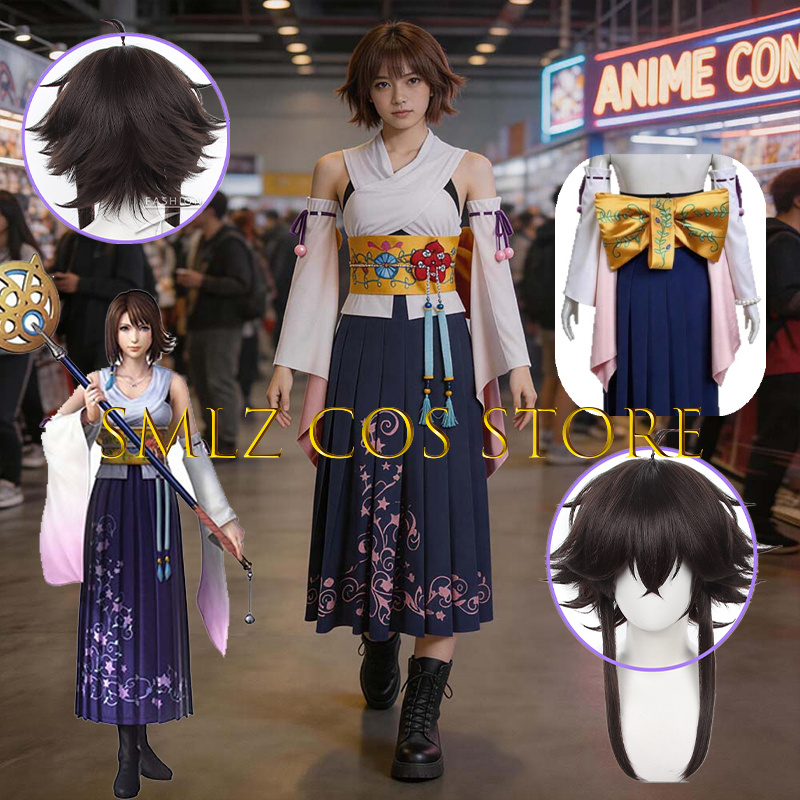 زي تنكري نسائي Smlz FFX يونا م - مراجعة Prop Para Cosplay وسعره