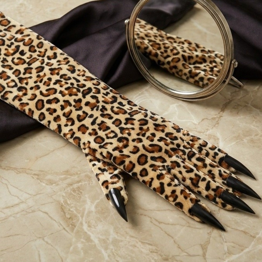 قفازات طويلة الأكمام بنمط الفه - مراجعة Cosplay Prop Pattern وسعره