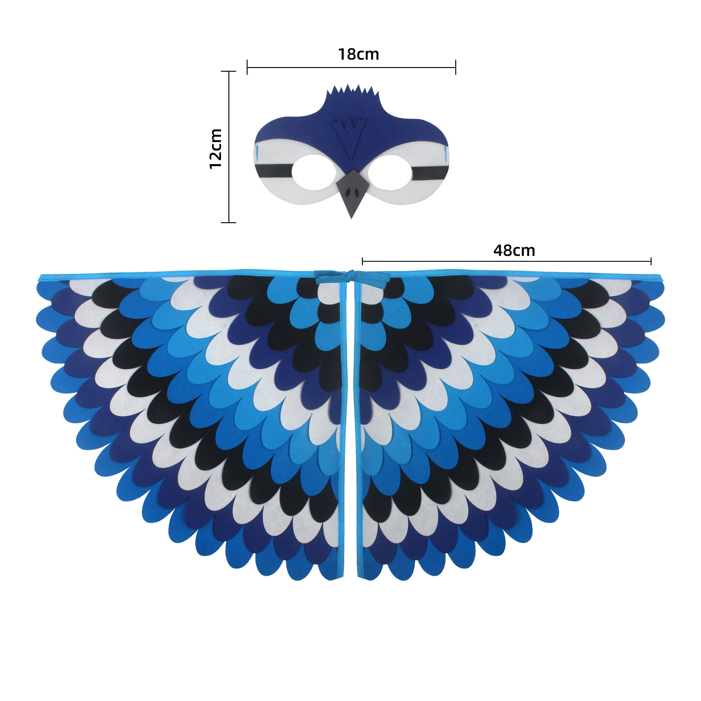 زي أجنحة بومة لطيف، عباءة من ا - مراجعة Cosplay Prop Pattern وسعره