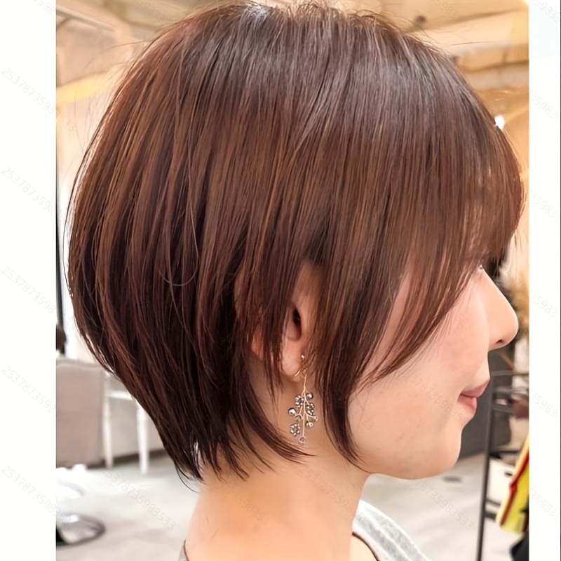 باروكة قصيرة متعددة الطبقات لل - مراجعة Wig Fiber Net وسعره